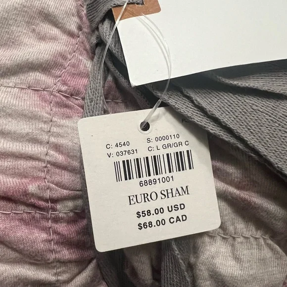 Anthropologie Textured Square Pillow Euro Sham, NIP - Picture 5 of 5